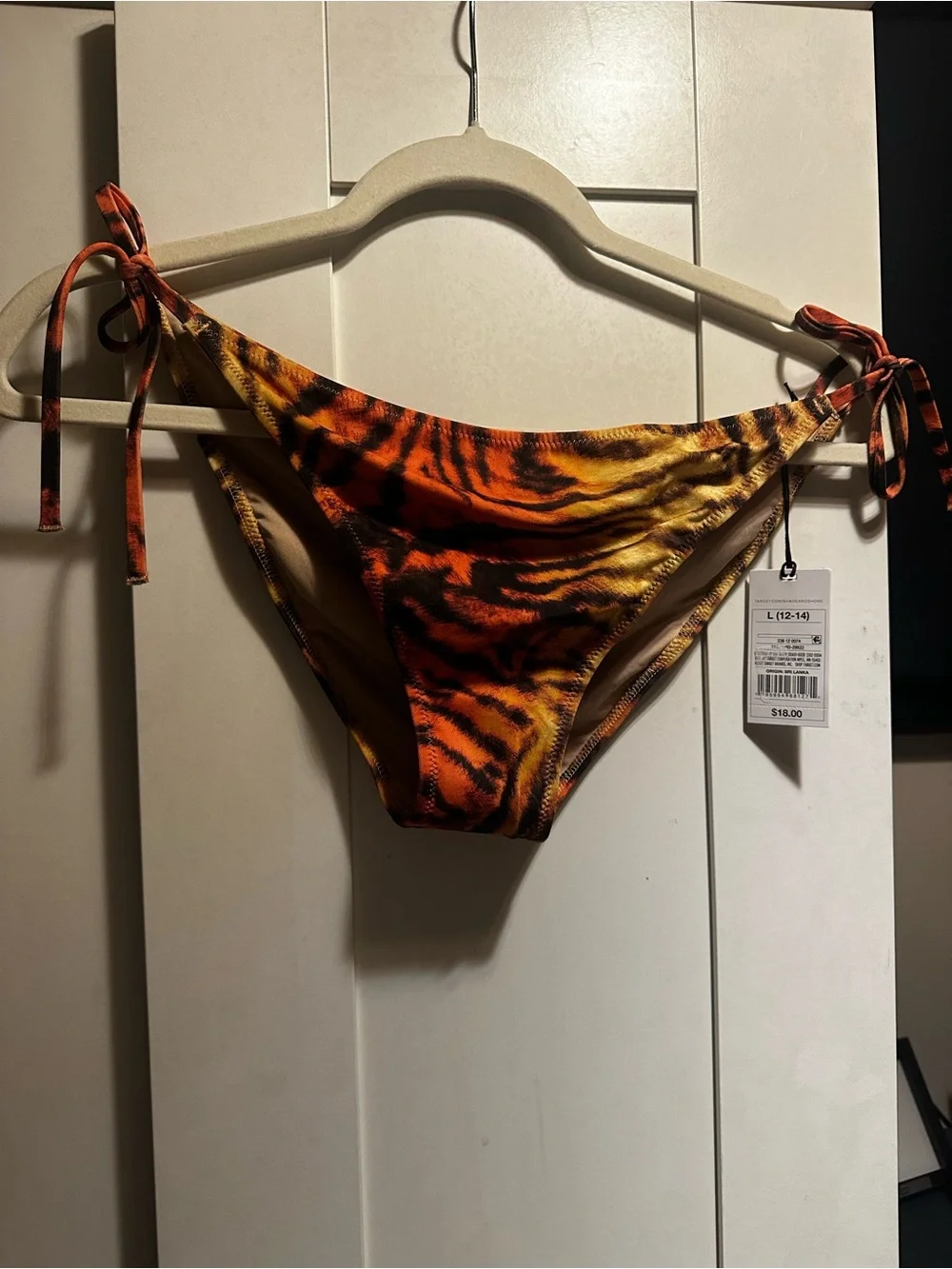 Shade & Shore Cheeky String Bikini Bottoms In Animal Print - Picture 7 of 7